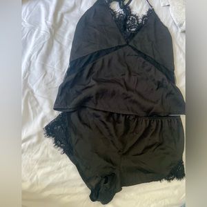 Bluebella cami and short set black